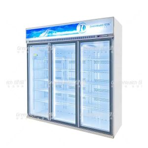 OEM Service Upright Glass Display Freezer With Variable Frequency