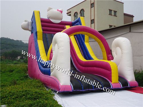 slide inflatable , hello kitty inflatable bouncer slide , inflatable castle with