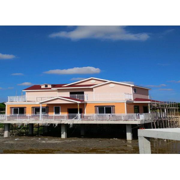 Environmentally Friendly Insulated Prefabricated Light Steel Structure Leisure Villa For Prefabricated Building