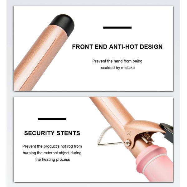 PTC Household Ceramic Hair Curler , Belt Clip 49W Marcel Curling Irons