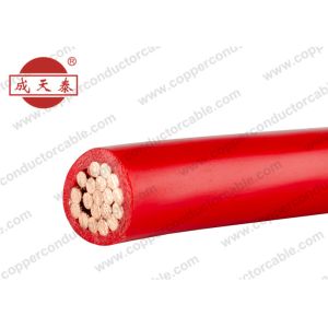 Quality 50 Mm² Residential Copper Wire / Red Copper Electrical Cable for sale
