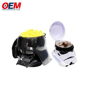 China Custom Plastic Popcorn Container  Printed Movie Star Movie Popcorn Bucket with Lid on sale