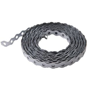 OEM 10 Metre Roll of 12mm Multi Purpose Perforated Galvanised Steel Strap Fixing Band