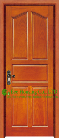 MDF Solid Core Veneer Wood Door With Frame For Main Entrance, Solid Wood Swing