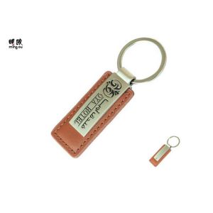 Customized Heavy Engraved Couple Keychains , Antique Personalized Name Keyrings