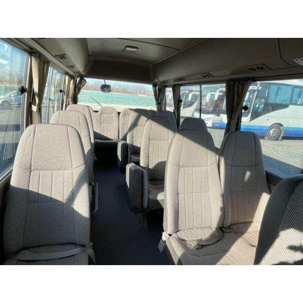 3TR Left Hand Drive Coaster Bus 3935mm Wheelbase Toyota Gasoline Coaster Bus