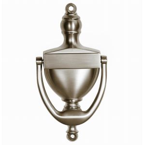 Quality 160mm Height Brushed Nickel Door Knocker Polished Easy For Installation for sale