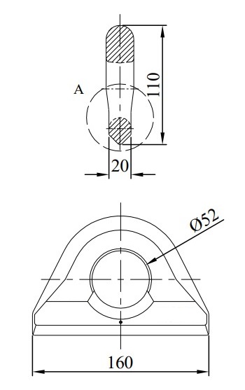 External Dimensions l x W x H mm 6058 x 2438 x 2591 mm DNV GL Certified Single and Double Container Lashing Eye Plate