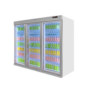 Swing Glass Door Visicooler Beverage Fridge With Digital Controller
