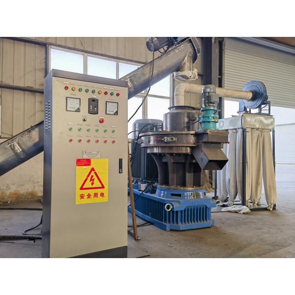 Rice Husk Vertical Pellet Mill 5Ton/H Biomass Ring Die Pellet Machine With Packing Machine