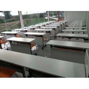 EBUNGE Modern Foldable School Table Standing Office Furniture Conference Room