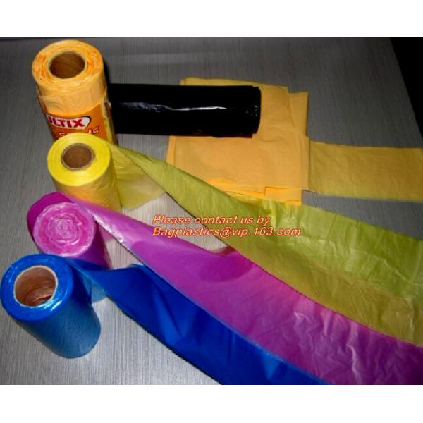 Garbage Bags Wastebasket Bin Liners New Design Easy To Tear Extra Durable Plastic Trash Bags For Bathroom Bedroom Office