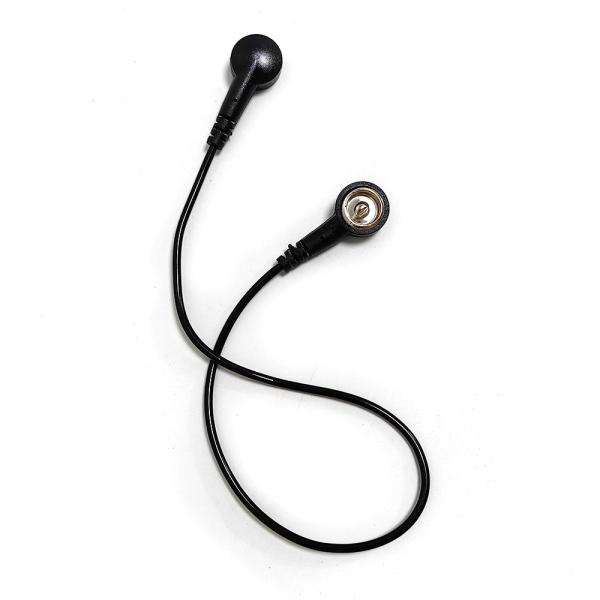 Buy ESD Antistatic PU Grounding Wire Black Straight PU Wire 30.5CM for ESD Mat With Both Ends 10MM Buckle at wholesale prices