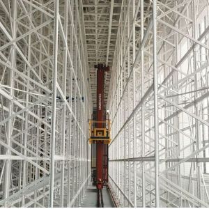 Automatic Packaging Bin Stacker 1.5metres/S Warehouse Stacker Crane 5000kg