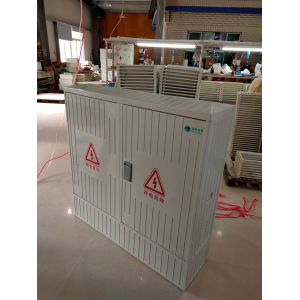 Double Door Fiberglass Enclosure Box Free Standing Polyester IEC60947 - 1