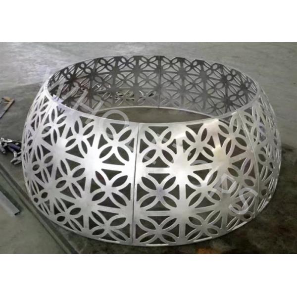 Buy Pattern Cut Hyperbolic Aluminum Column for Subway station at wholesale prices