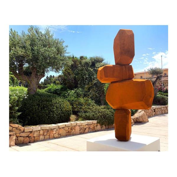 Buy Rusty Corten Steel Abstract Metal Garden Sculptures at wholesale prices