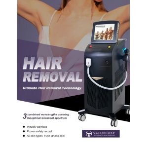 Ice Speed L 3 Wavelength Oem Commercial 808 Diode Laser Hair Removal Machine