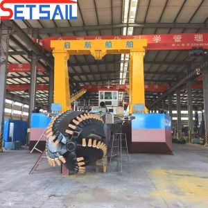 24inch Cutter Suction Dredger with Hydraulic Control and 500mm Discharge Pipe