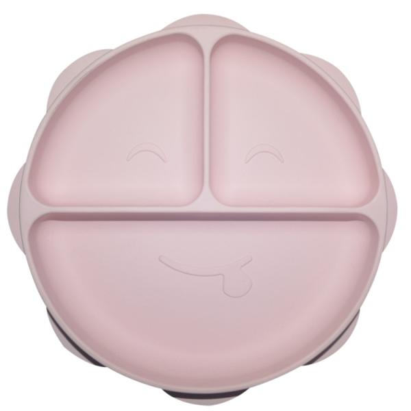 Buy MHC Tableware Silicon Baby Plate Eco Friendly BPA Free Divided Suction Plate at wholesale prices