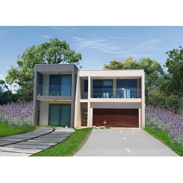 AS4600 Large Light Steel Frame Prefab Villa / Prefabricated Steel Home Kits