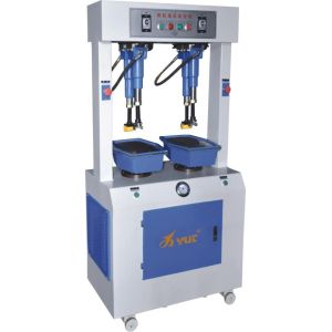Double Head Hydraulic Sole Press Machine Low Noise Multiple Functional