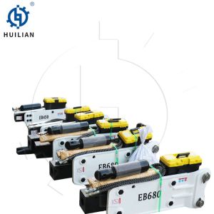 Stone Hydraulic Hammer Eb45 Eb68 Eb75 Eb85 0.8-14 Tons Breaker For Excavator