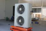 Household R410A Total Heat Recovery Air Cooled Heat Pump Unit With 65 C Hot