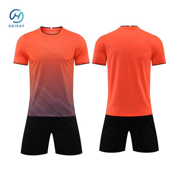 Lightweight Breathable Football Uniforms Full Sublimation Design and Back/Blue