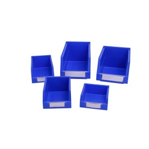 Customized Logo Warehouse Storage Solid PP Box Small Parts Stackable Organizer