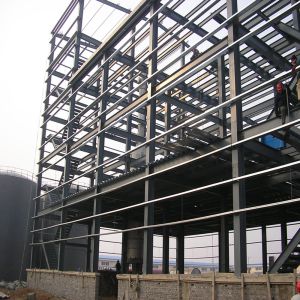 Galvanized Steel Structure Hangar with Sandwich Panel Cladding