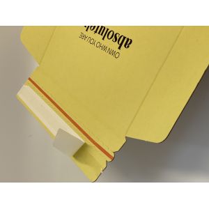 6C Kraft Medicine Box Printing Pantone CMYK Glossy Lamination Box