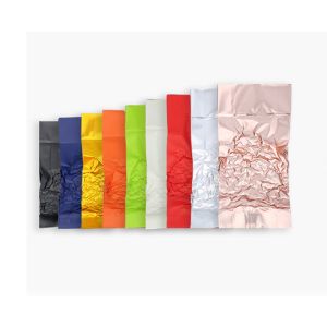 China 50x105x20mm Aluminum Foil Side Gusset Bags Heat Sealing For Tea Cereals Spice Sugar on sale