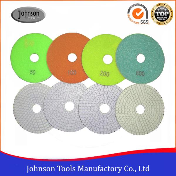 Buy Star Shape Wet Diamond 3 Step Granite Polishing Pads For Marble at wholesale prices