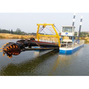 8 Inch Hydraulic Small Sand Dredger Rotating Cutter Power 30kw