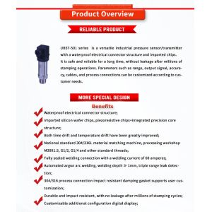 Waterproof Tank Water Level Sensor for Precise Oil Pressure Monitoring and