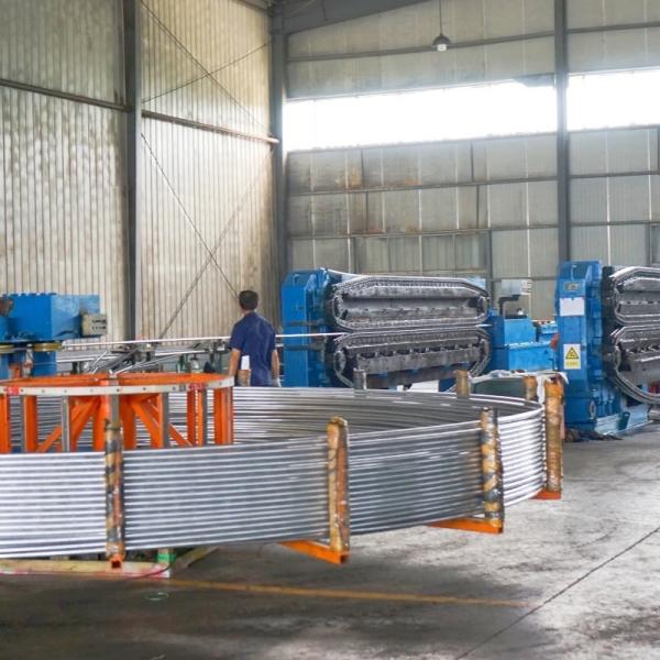 3003 Aluminum Grooved Aluminum Pipe External Diameter 7 Mm