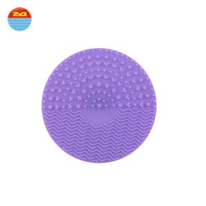Sucking Disc Design Silicone Facial Cleansing Brush Mat Cleaner Soft And Flexible