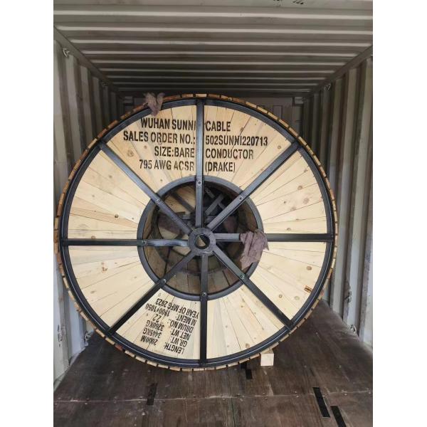 600-1000V PVC Sheath ACSR Power Cable Featuring 715.5mcm Aluminium Conductor for Solar Power Station