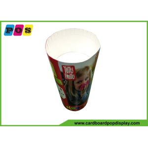 Round Shape Cardboard Retail Dump Bins , Plasticine Promotion Shop Dump Bins