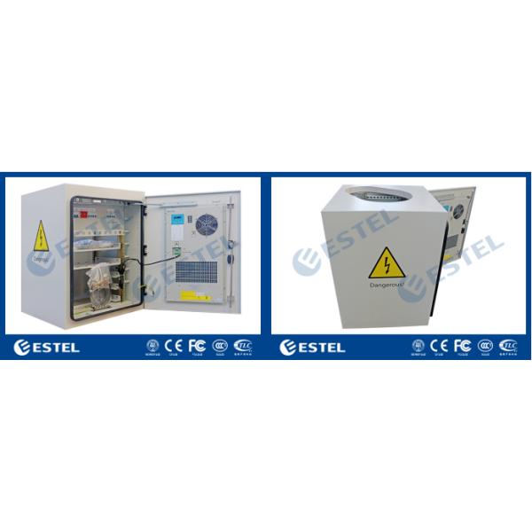 Temperature Control Steel Outdoor Telecom Cabinet 19 Inch For Base Station