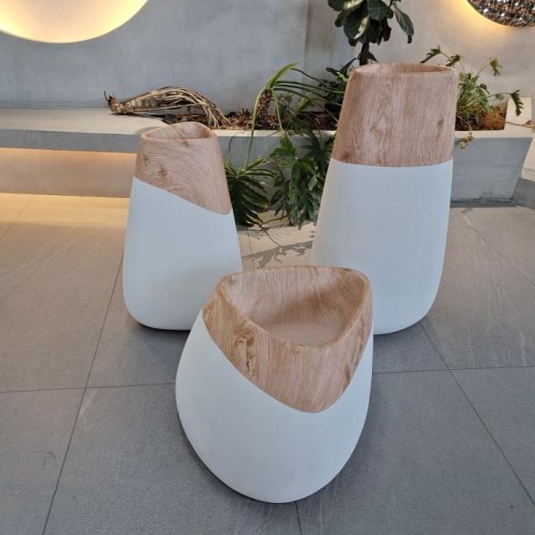 Fiberglass Large Resin GRP Planter Box For Garden Indoor And Outdoor Decor