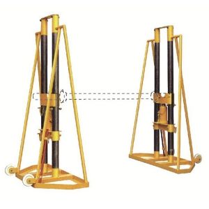 15T - 20T Cable Handling Equipment / Cable Drum Hydraulic Reel stand