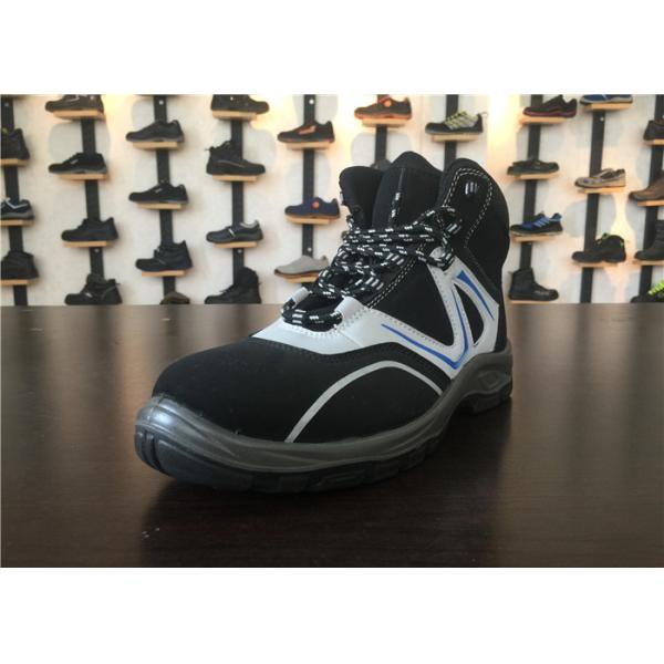 Impact Absorbing Mens Comfortable Work Shoes 3 / 16 Depth Insole Steel Cap Work Boots