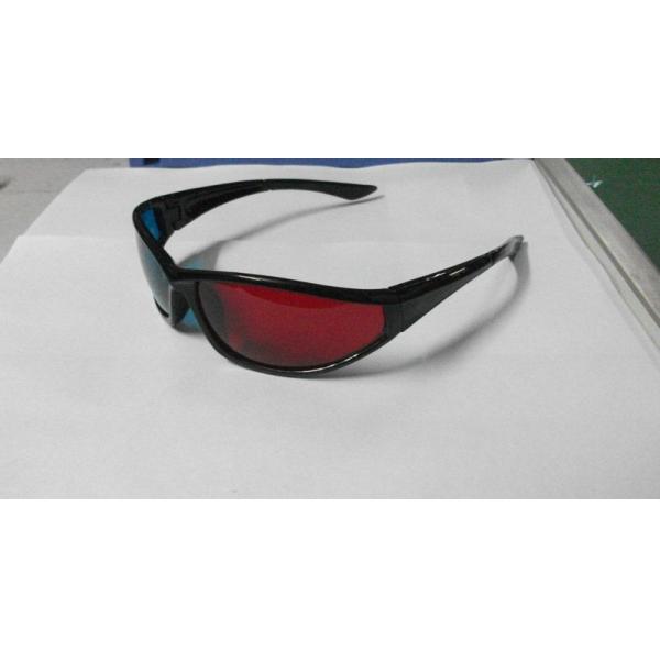 Eco-Friendly Plastic Red Cyan 3D Glasses Polarized For Look 3d Movie