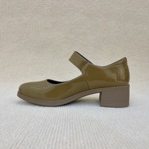 China Fashion Women'S Business Casual Heels U Knot Brown Heels For Women on sale