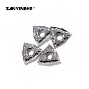 WNMG080404 CNC Carbide Inserts Aluminum Turning Inserts External Turning Carbide