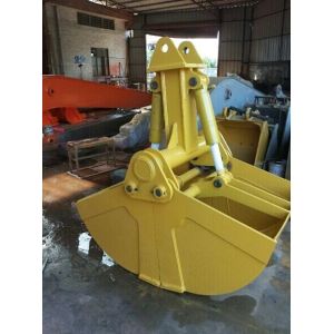 Jcb8014 Excavator Hydraulic Clamshell Grab Bucket Loading Unloading Materials
