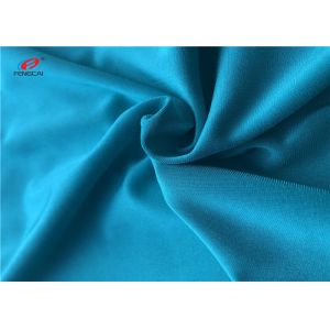 Warp Knitted Dull Elastic Turquoise Lingerie Fabric 92% Nylon 8% Spandex Lycra
