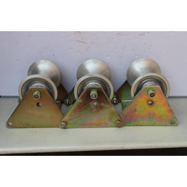 Aluminum Straight Line Cable Pulley Wheels Cable Roller Trech Roller for Releasing the Cable